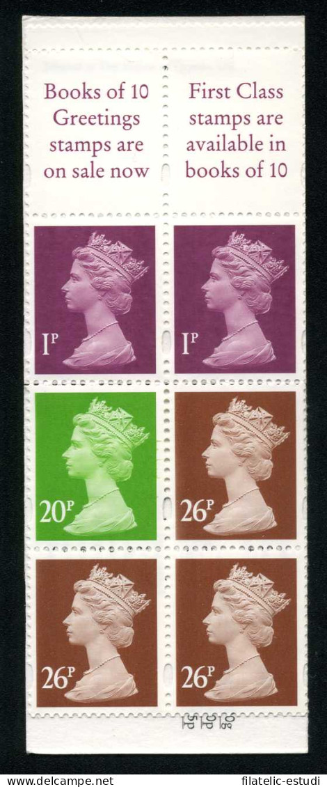 Gran Bretaña - 1890-C - 1996 Serie Isabel II-Carnet Con 6 Sellos-2 Nº 1890 +1  - Ohne Zuordnung