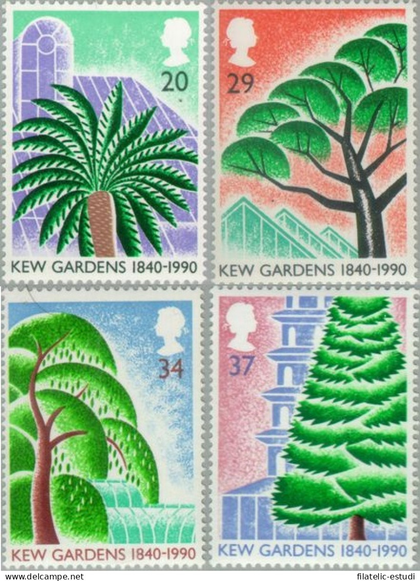Gran Bretaña - 1464/67 - 1990 150º Aniv. De Los Jardines De Kew Lujo - Zonder Classificatie