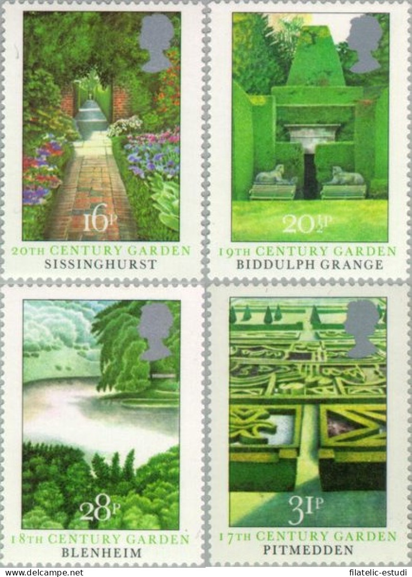 Gran Bretaña - 1100/03 - 1983 Jardines Británicos Lujo - Non Classificati