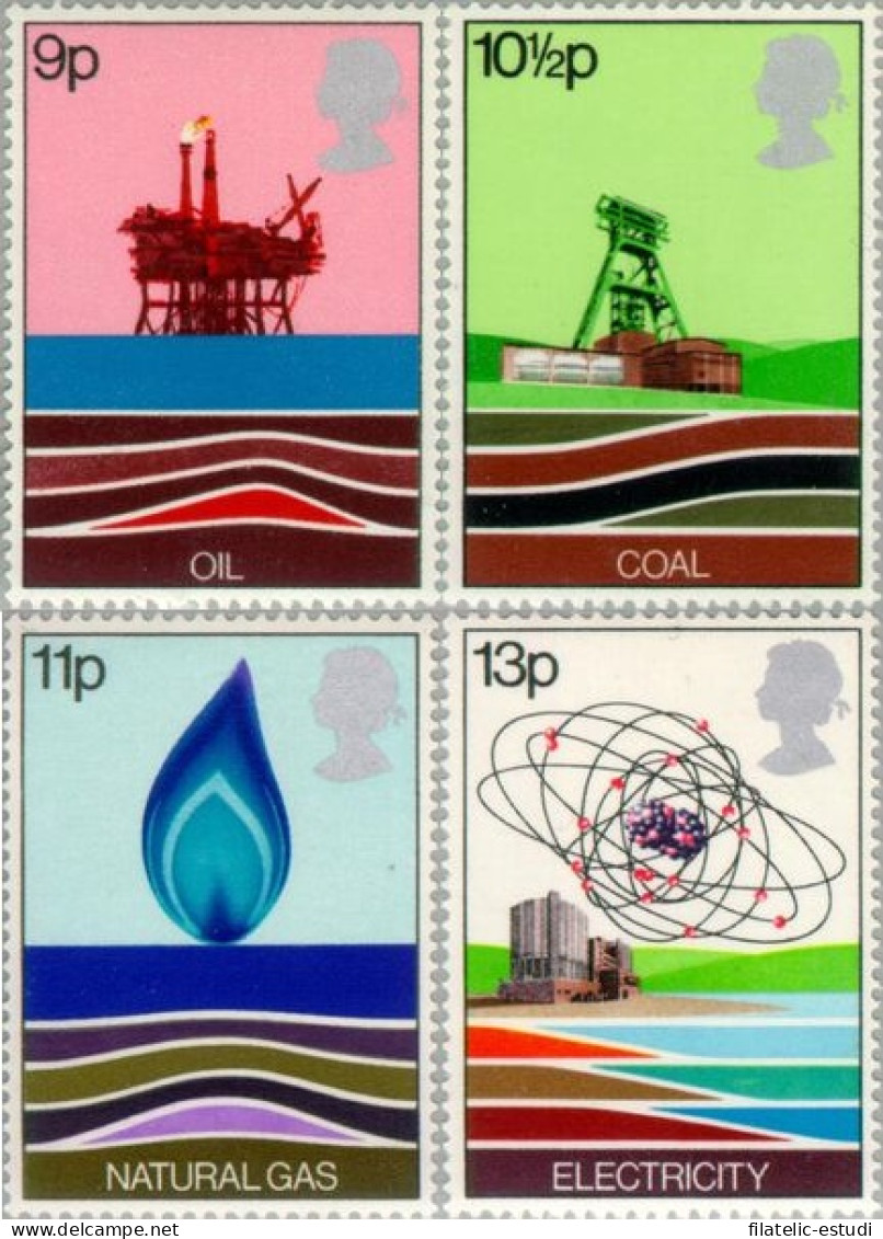 VAR1 Gran Bretaña UK  Nº 855/58   1978  Recursos Energéticos Lujo - Non Classificati