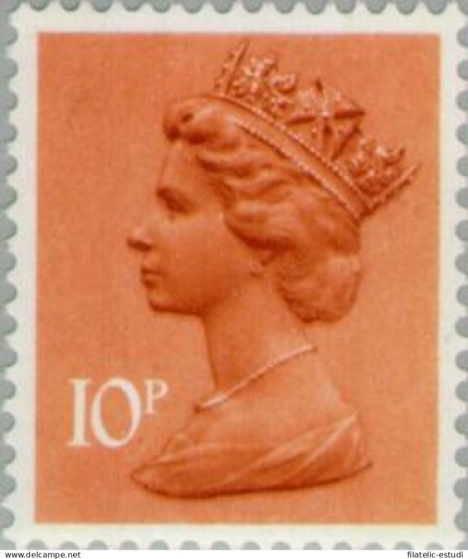 Gran Bretaña - 782 - 1976 Serie-Isabel II-naranja-Lujo - Unclassified
