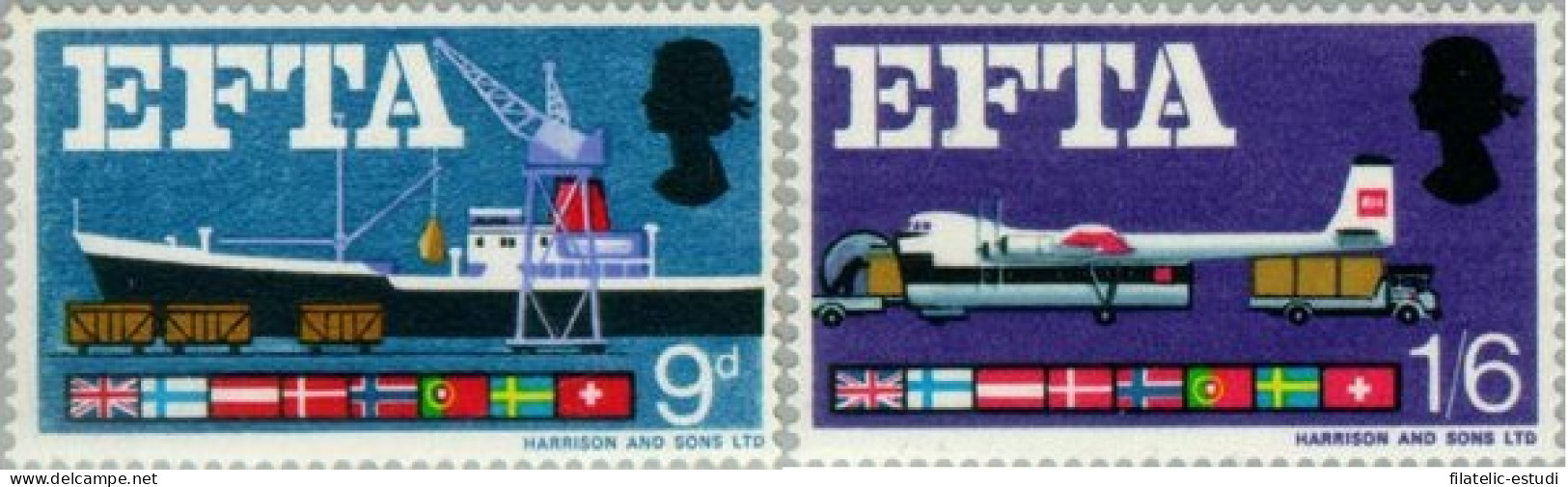 BA1/S Gran Bretaña UK Nº 463/64  1967 Asociación Europea De Libre Comercio Luj - Unclassified