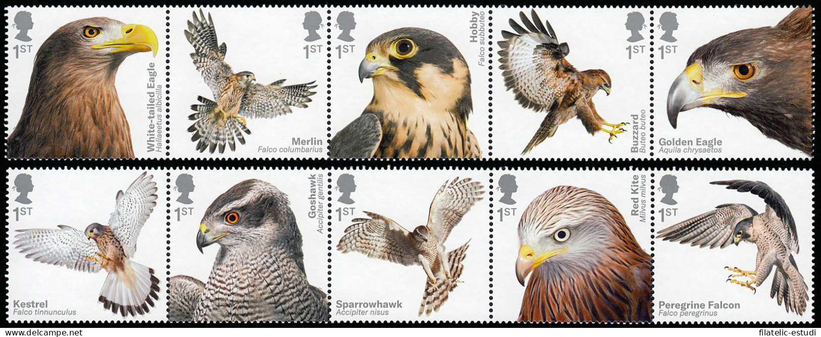 Gran Bretaña 4781/90 2019 Aves Nacionales MNH - Non Classificati