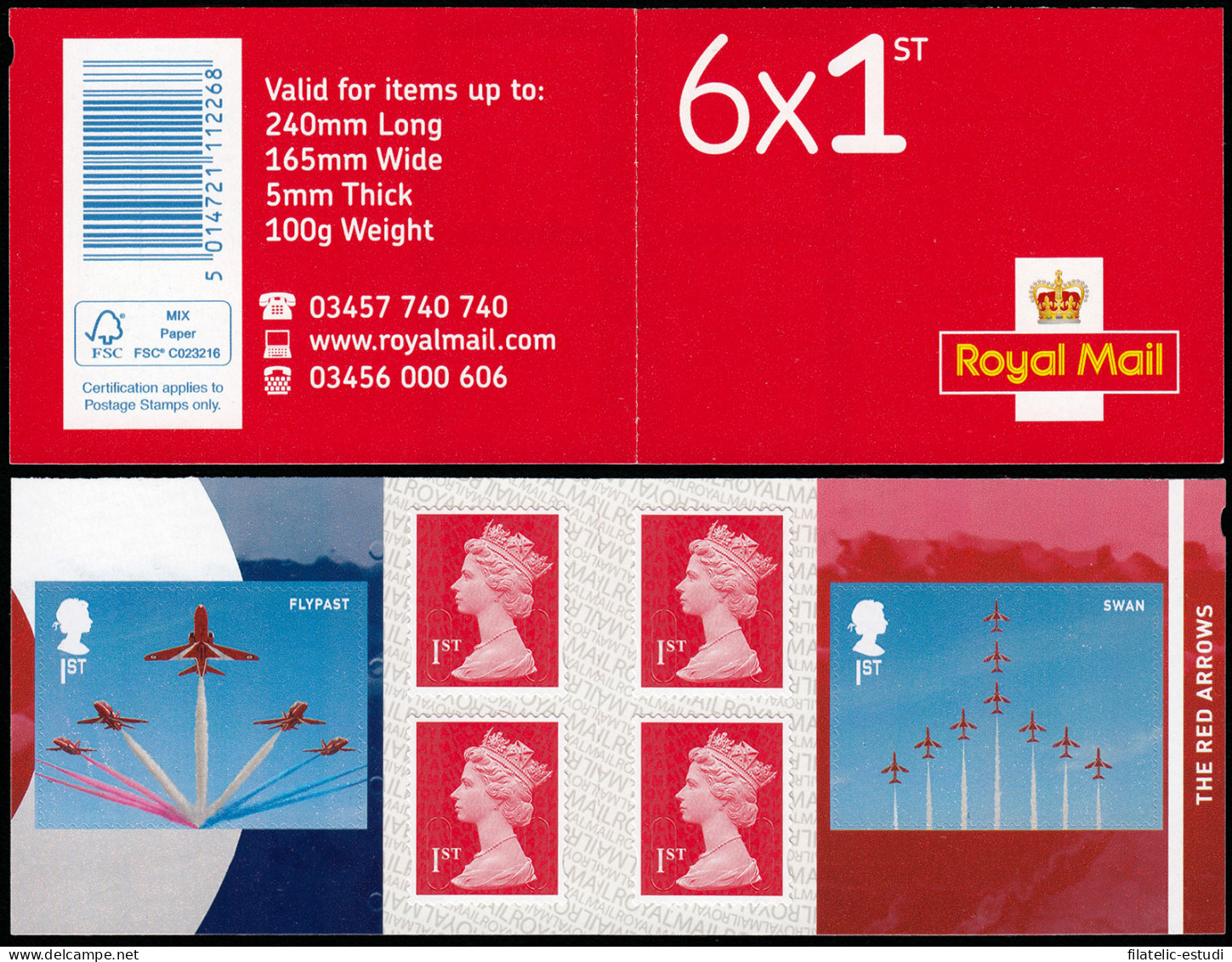 Gran Bretaña 4632/33 C4632 100 Aniv. De La RAF Royal Air Force Carné MNH - Unclassified