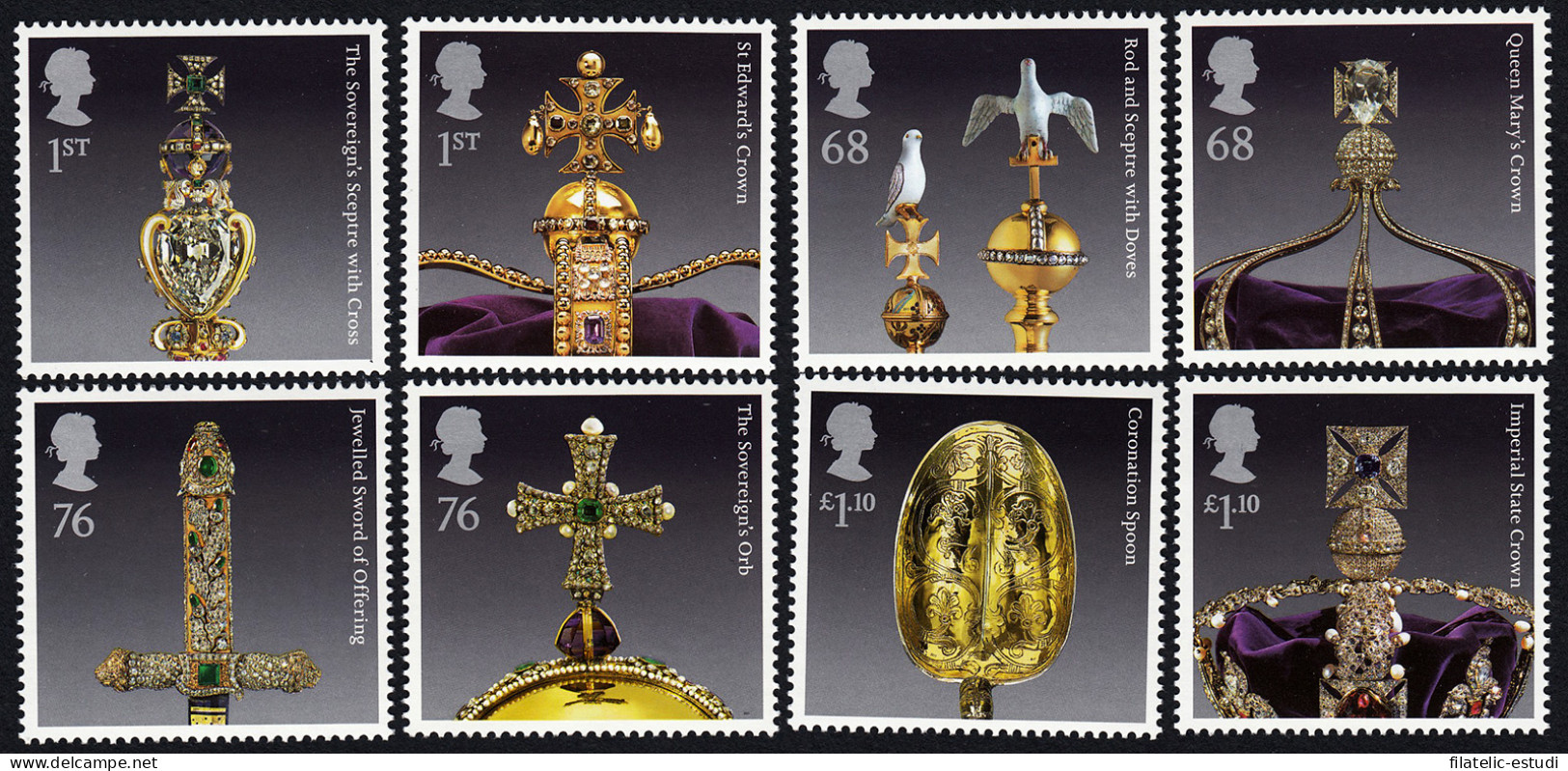 Gran Bretaña 3522/29 2011 Joyas De La Corona MNH - Sin Clasificación