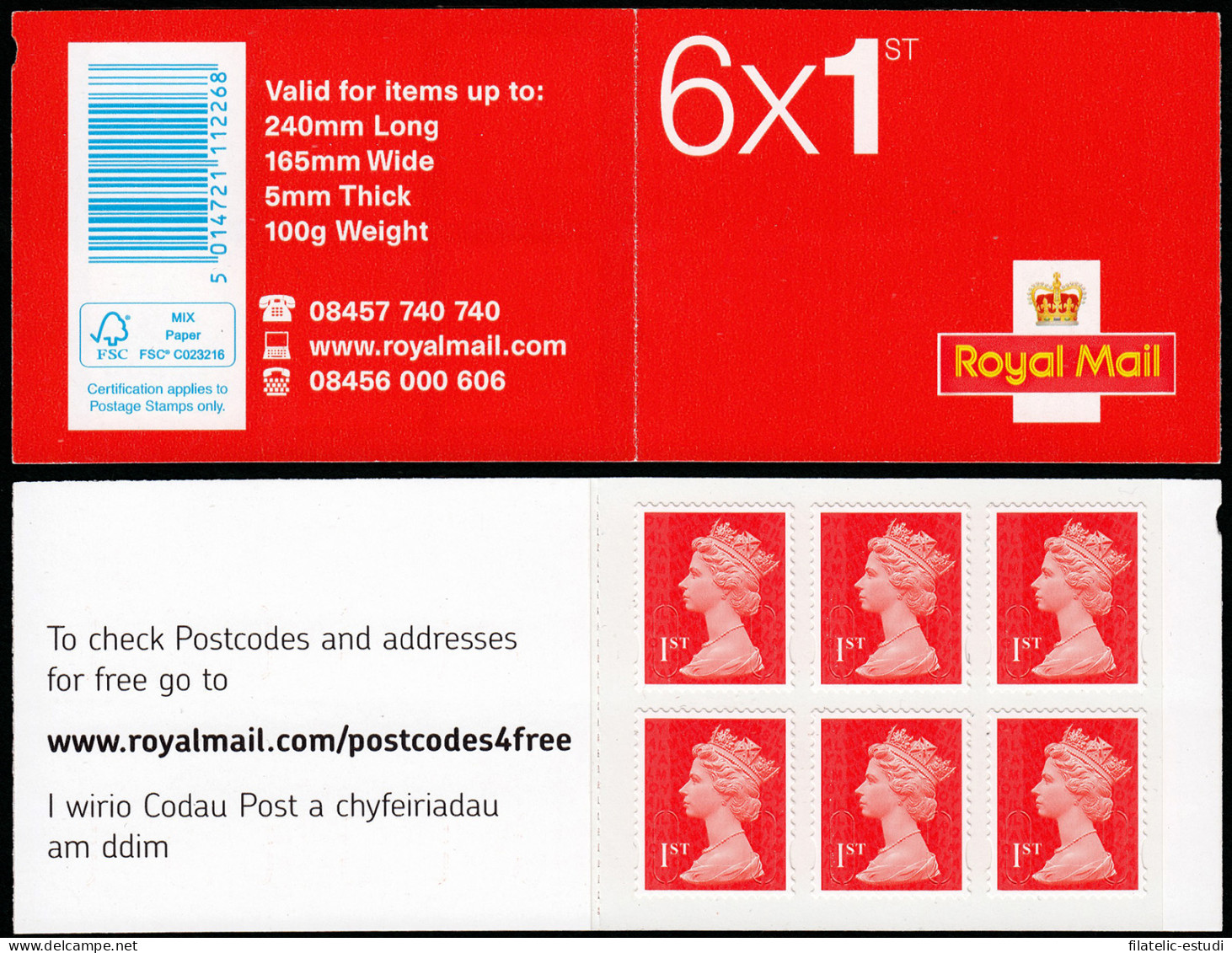 Gran Bretaña 3103-4 C3103-4 2009 Serie Reina Isabel II Londres 2010 Carné MNH - Non Classés