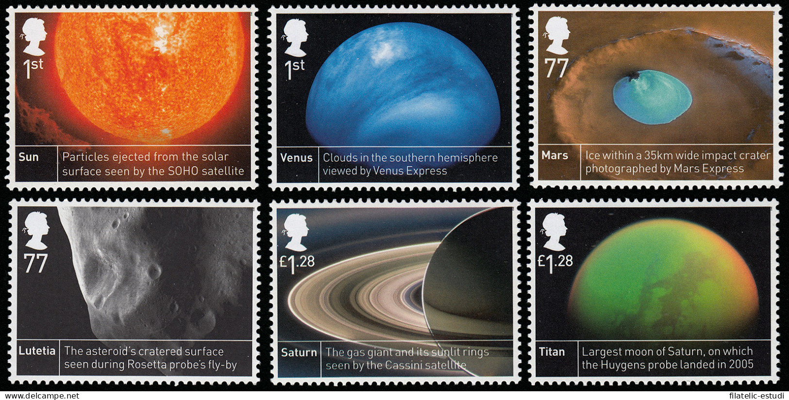 Gran Bretaña 3759/64 2012 Ciencia Espacial MNH - Non Classificati