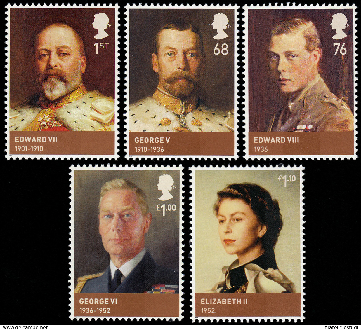 Gran Bretaña 3589/93 2012 Casa De Windsor Y De Saxe-Coburg-Gotha MNH - Unclassified