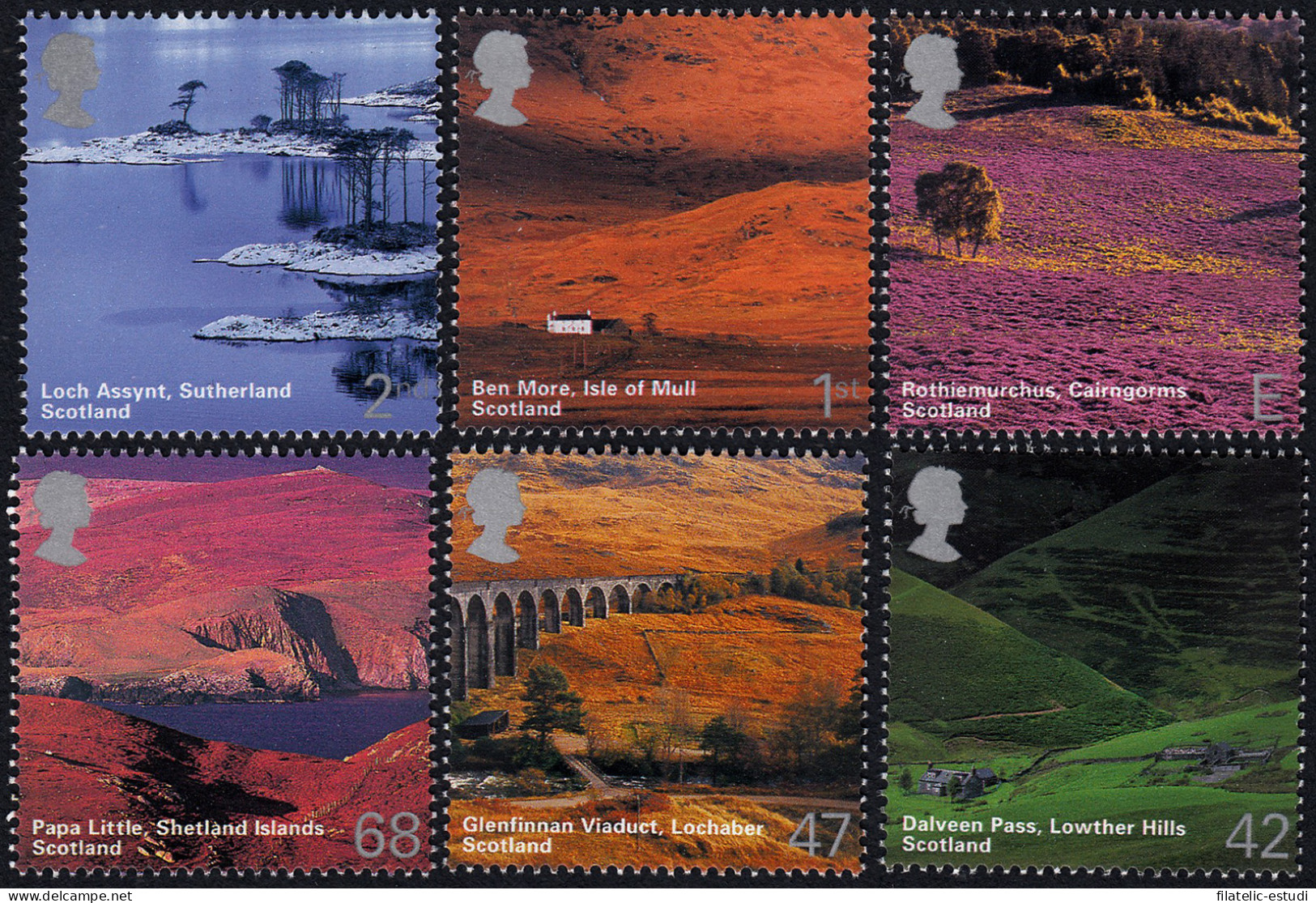 Gran Bretaña 2462/67 2003 Paisajes De Escocia MNH - Non Classés