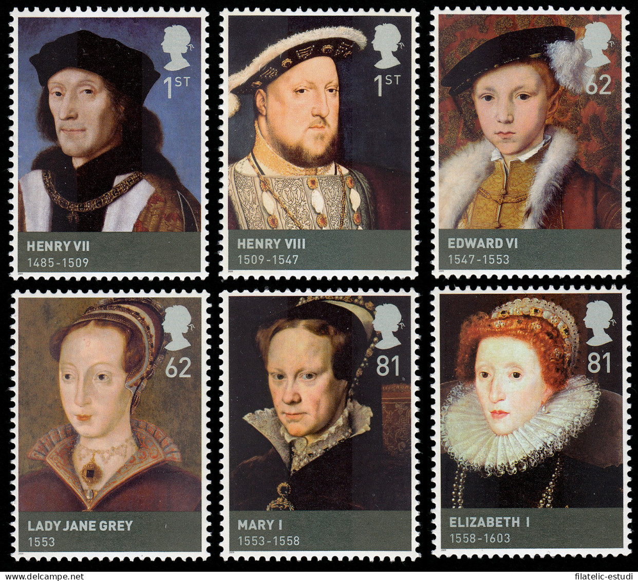 Gran Bretaña 3138/43 2009 Reyes Británicos Dinastía Tudor MNH - Unclassified