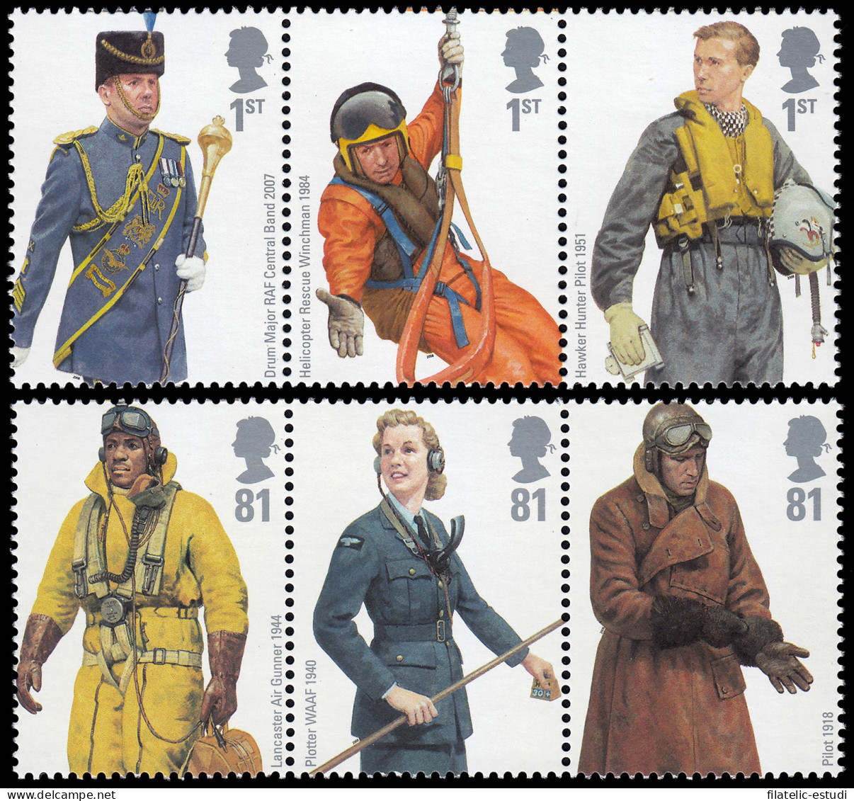 Gran Bretaña 3046/51 2008 Uniformes Militares De Ayer Y Hoy MNH - Zonder Classificatie