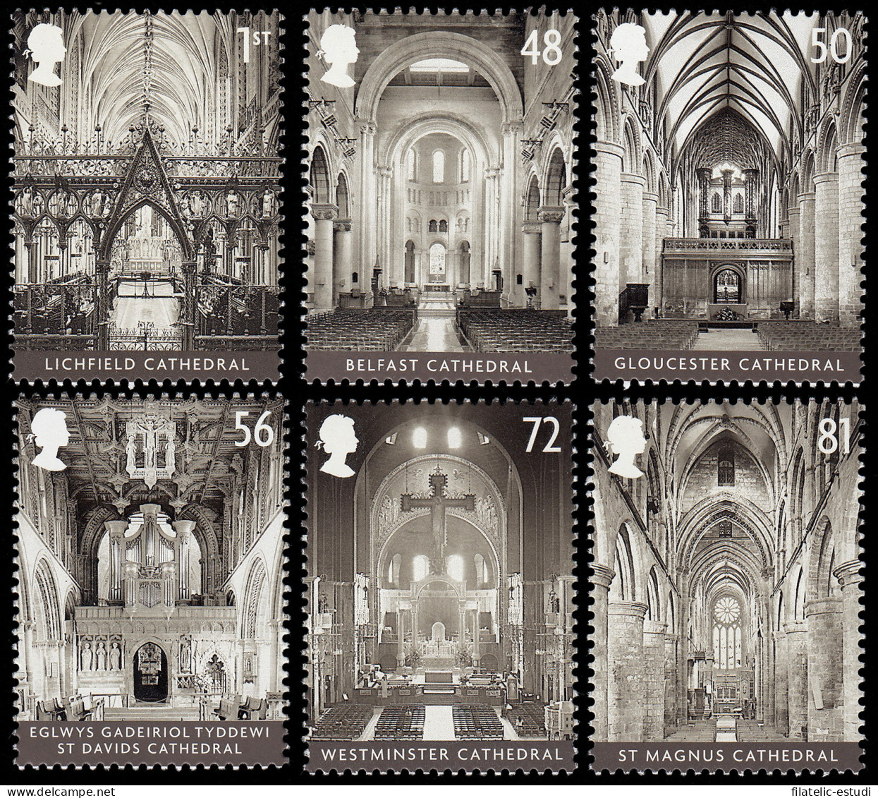 Gran Bretaña 3019/24 2008 Catedrales Del Reino Unido MNH - Zonder Classificatie