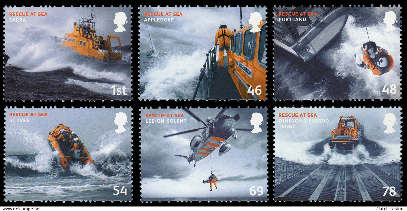 Gran Bretaña 2992/97 2008 Salvamento Marítimo MNH - Sin Clasificación