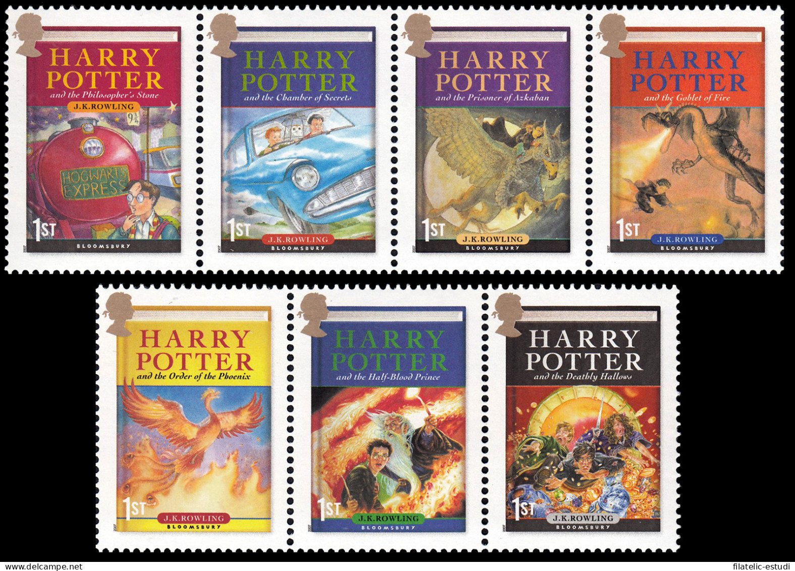 Gran Bretaña 2904/10 2007 Literatura Harry Potter MNH - Zonder Classificatie