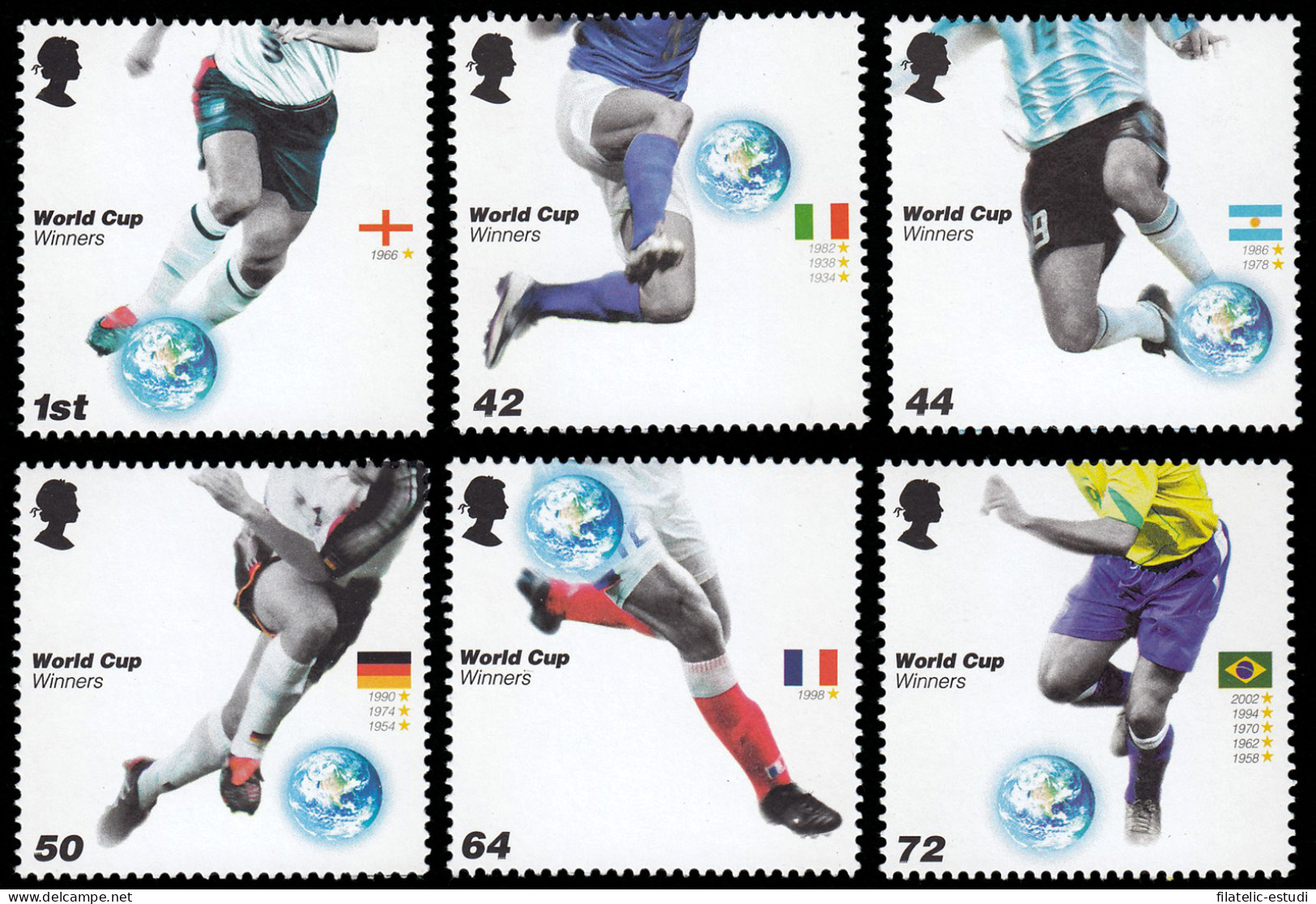 Gran Bretaña 2762/67 2006 Copa Del Mundo De Fúlbol MNH - Non Classificati