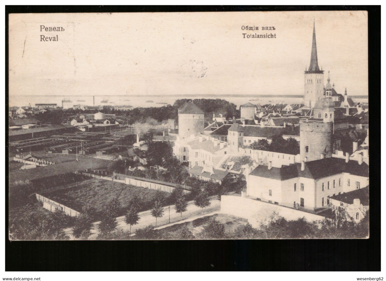 Reval/ Tallinn Totalansicht 1913 - Estland