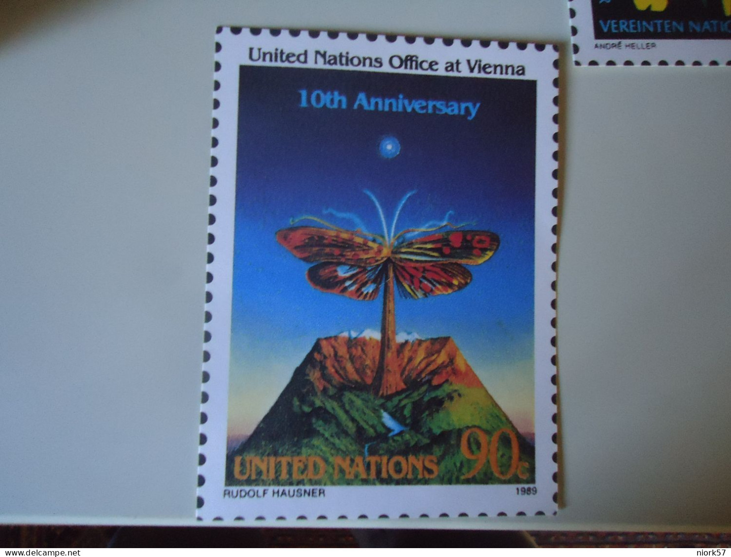 UNITED NATIONS POSTCARDS 1989  PAINTINGS UNPA WIEN - Emissions Communes New York/Genève/Vienne