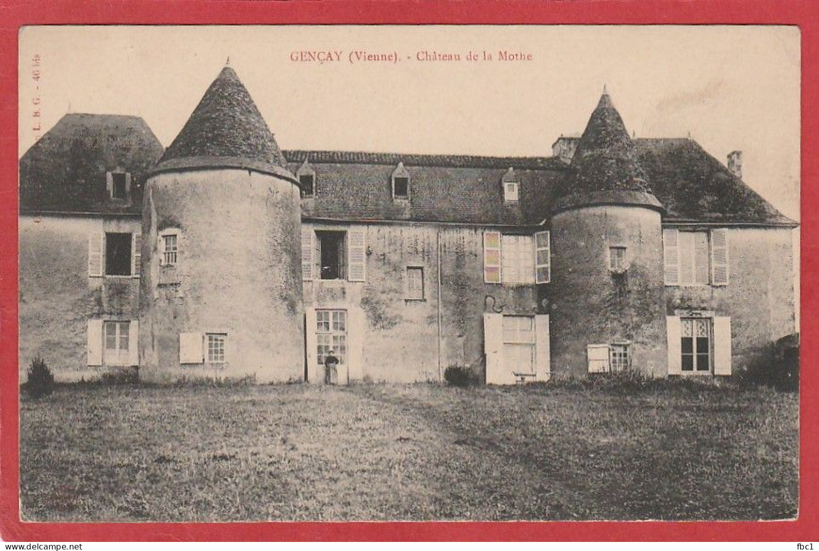 Vienne - Gençay - Château De La Mothe - Gencay