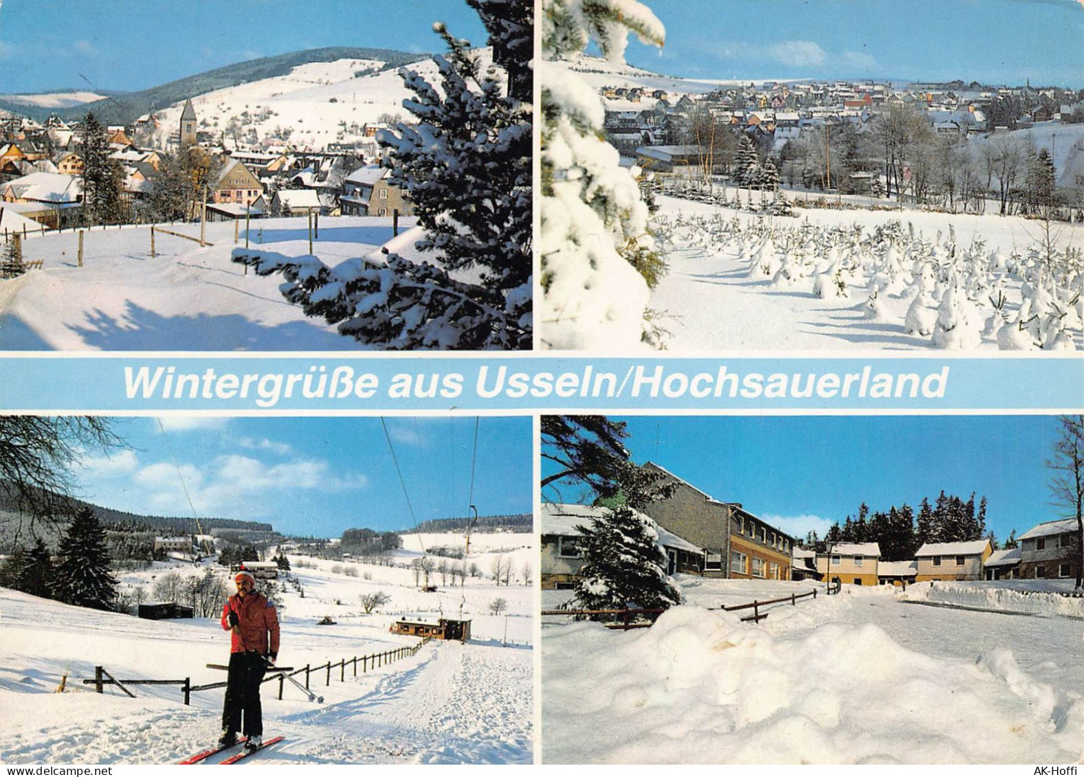Usseln / Hochsauerland - Mehrbildkarte - Waldeck
