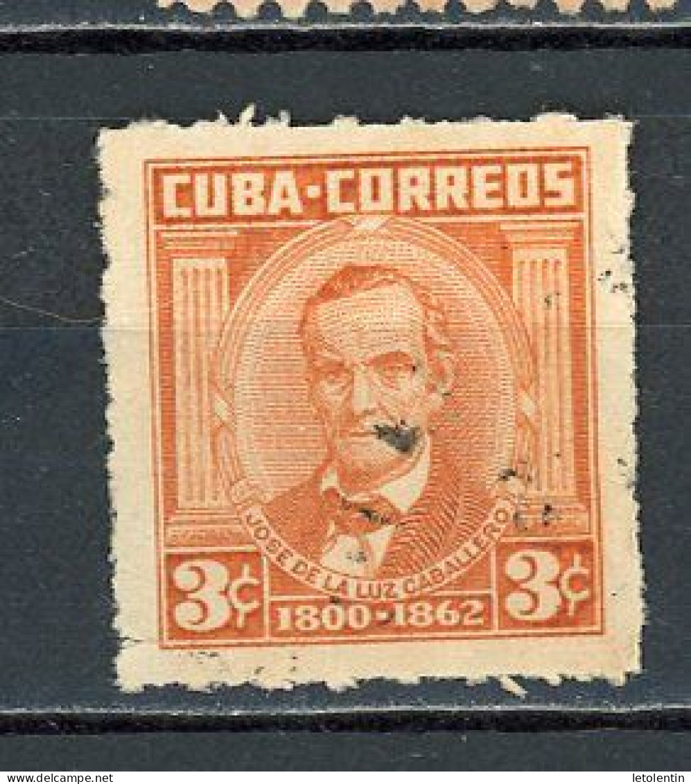 CUBA -  CÉLÉBRITÉ  N°Yt 696A Obli. - Usados