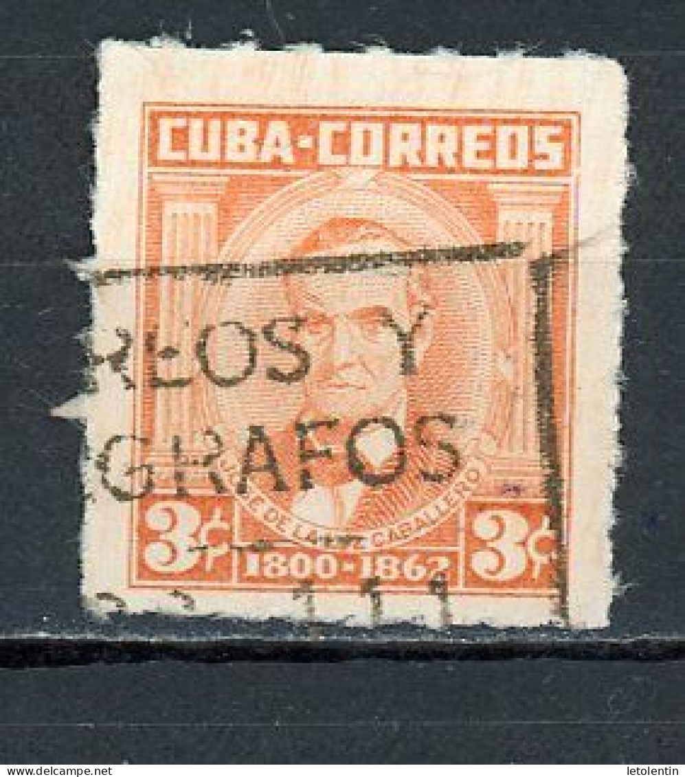CUBA -  CÉLÉBRITÉ  N°Yt 696A Obli. - Used Stamps