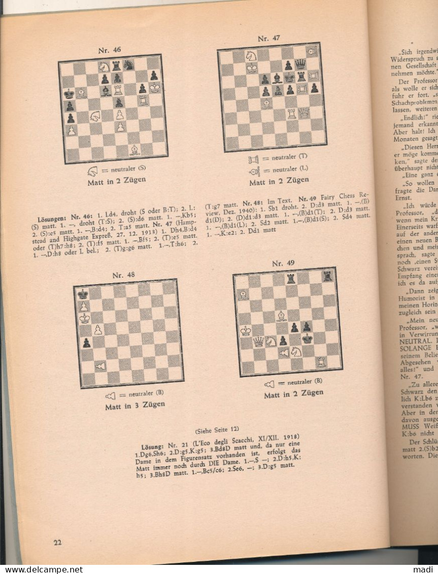 Chess - Caissas Marchen 1949 - Thomas Rayner Dawson - Sport