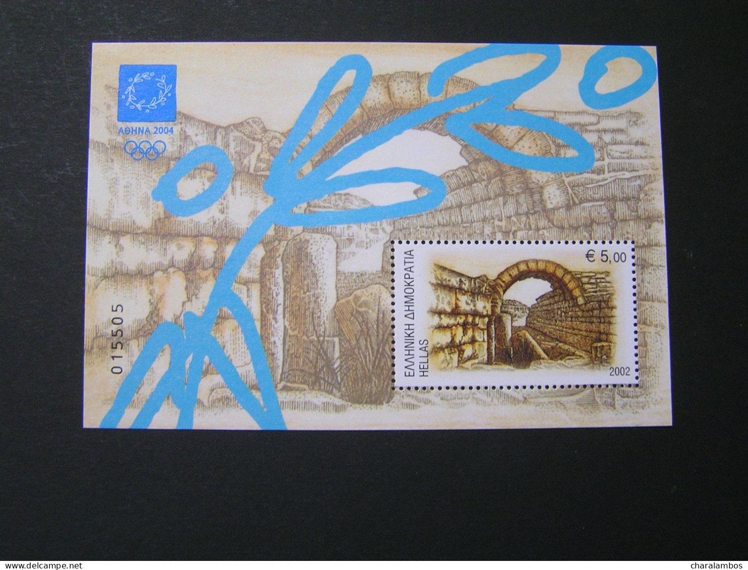 GREECE 2002 Blok No F20 Ancient Olympia MNH - Blocks & Kleinbögen