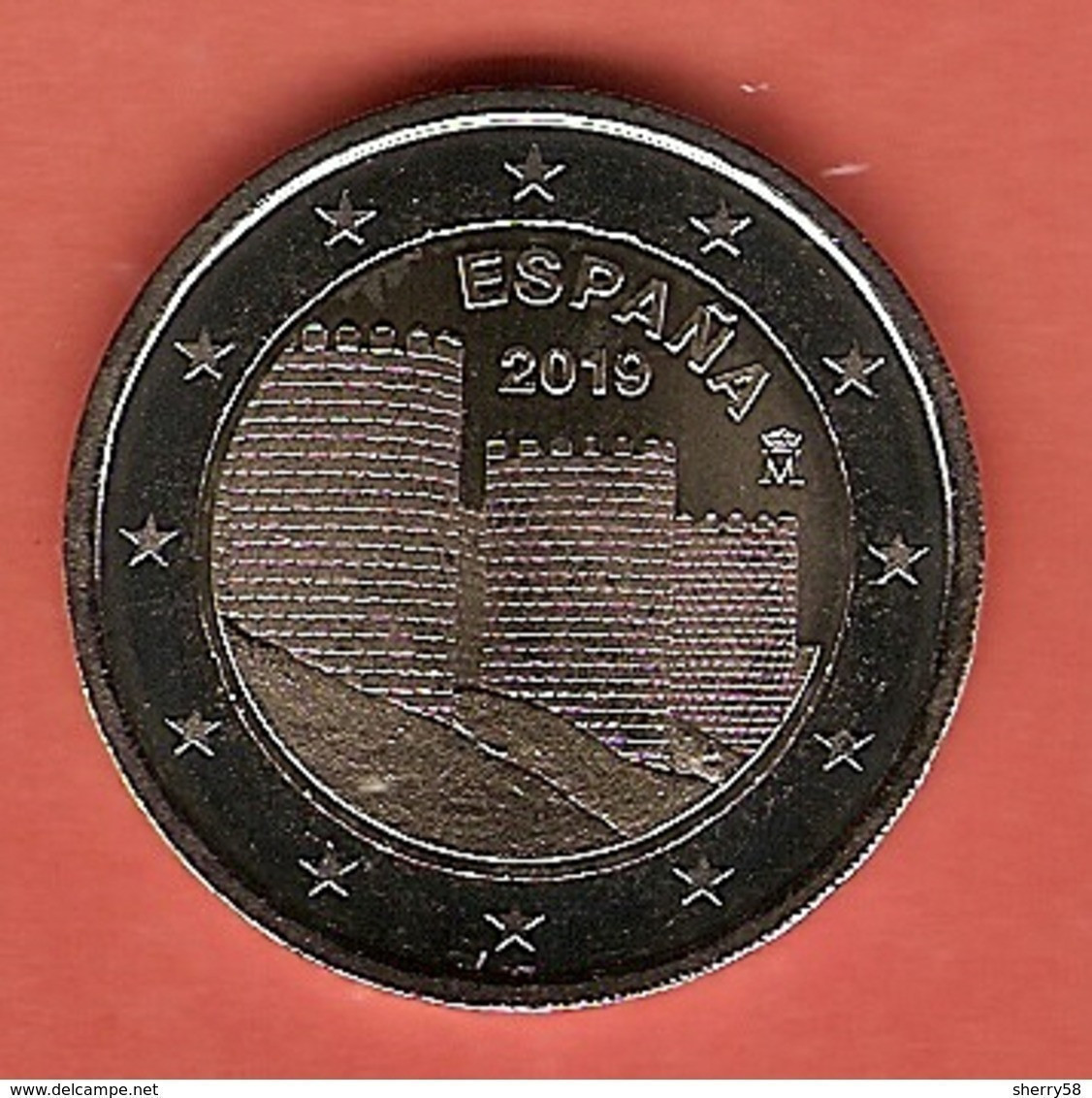 2019-MONEDA 2 EUROS. La Muralla De Ávila . SIN CIRCULAR - Espagne