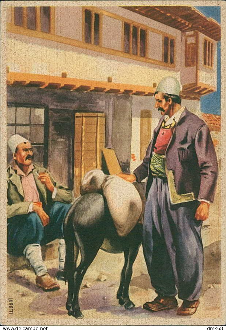 ALBANIA - CASA TIPICA ALBANESE  - EDIZ. FRATINI  1940s (18048) - Albanie