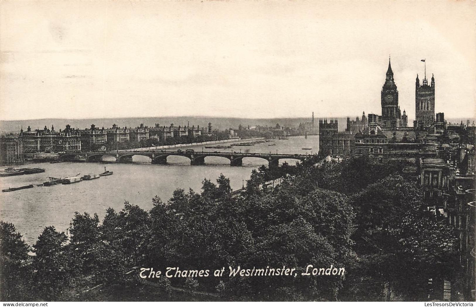 ROYAUME-UNI - Angleterre - London - The Thames At Westminster - Carte Postale Ancienne - River Thames