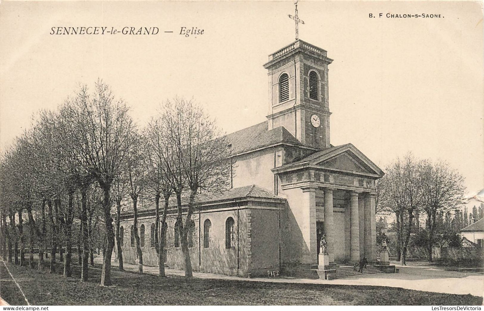 FRANCE - Sennecey Le Grand - Eglise - Carte Postale Ancienne - Autres & Non Classés