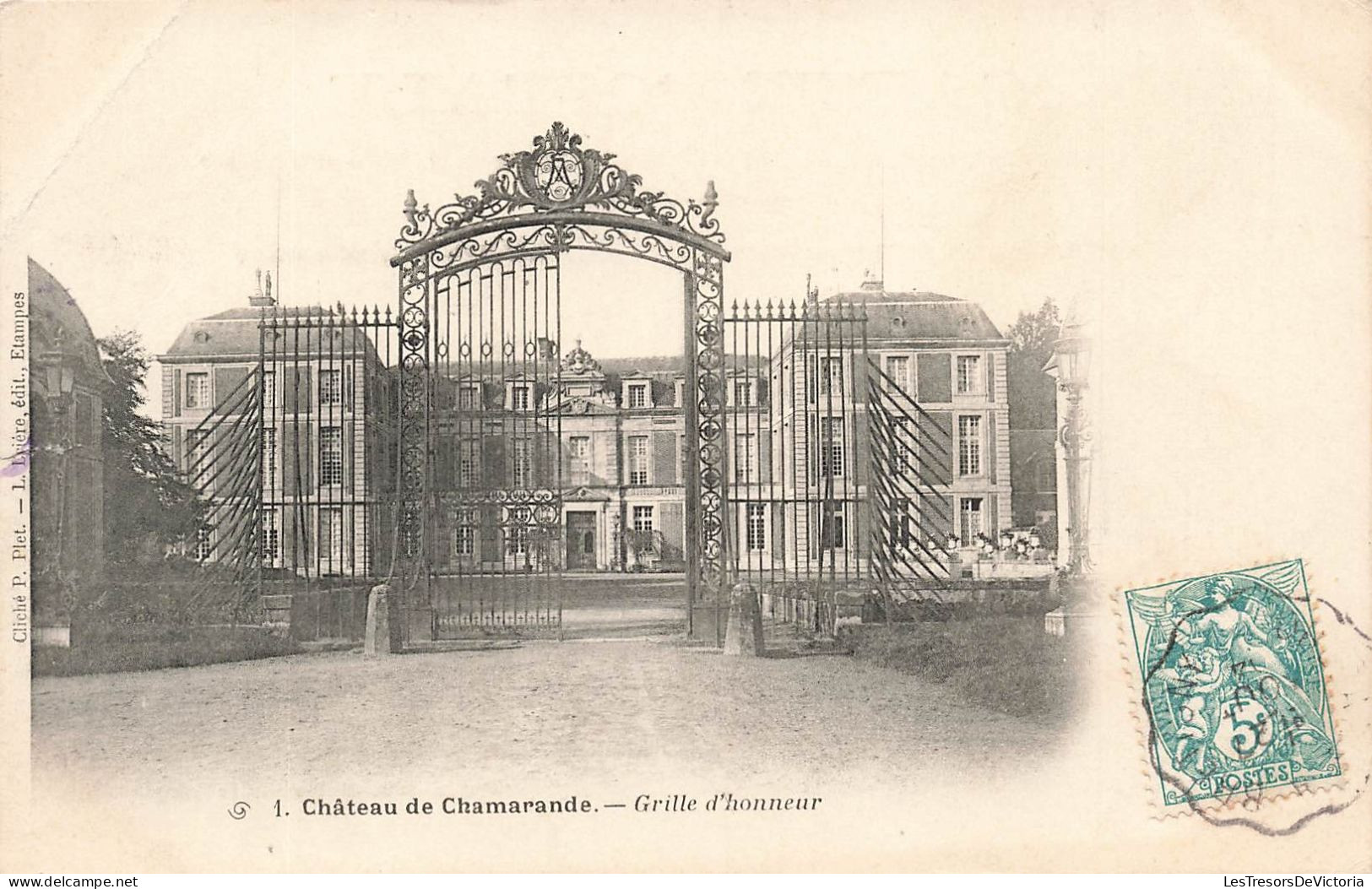 FRANCE - Chamarande - Château De Chamarande - Grille D'honneur - Carte Postale Ancienne - Other & Unclassified