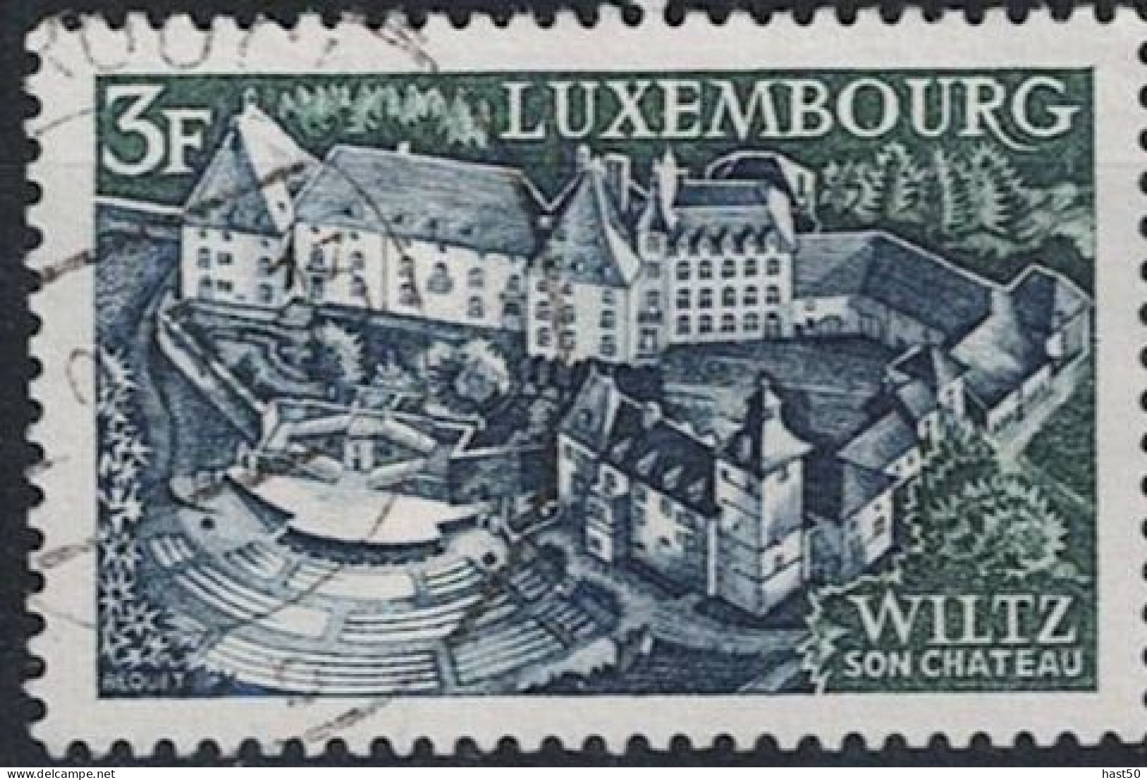 Luxemburg - Wiltz: Schloss Und Freilichtbühne (MiNr: 797) 1969 - Gest Used Obl - Usati