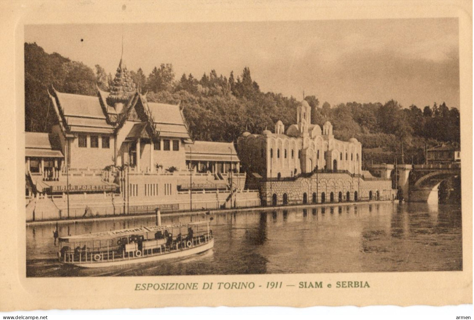 ITALIA-ITALIE-ESPOSIZIONE DI TORINO 1911-ANIMÉE - Autres Monuments, édifices