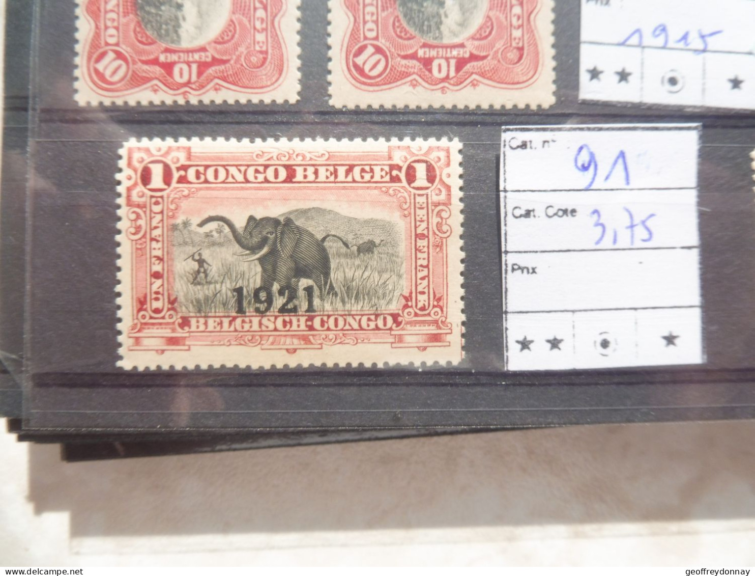 Congo Belge Belgisch Congo 91 Mnh Neuf ** - Unused Stamps