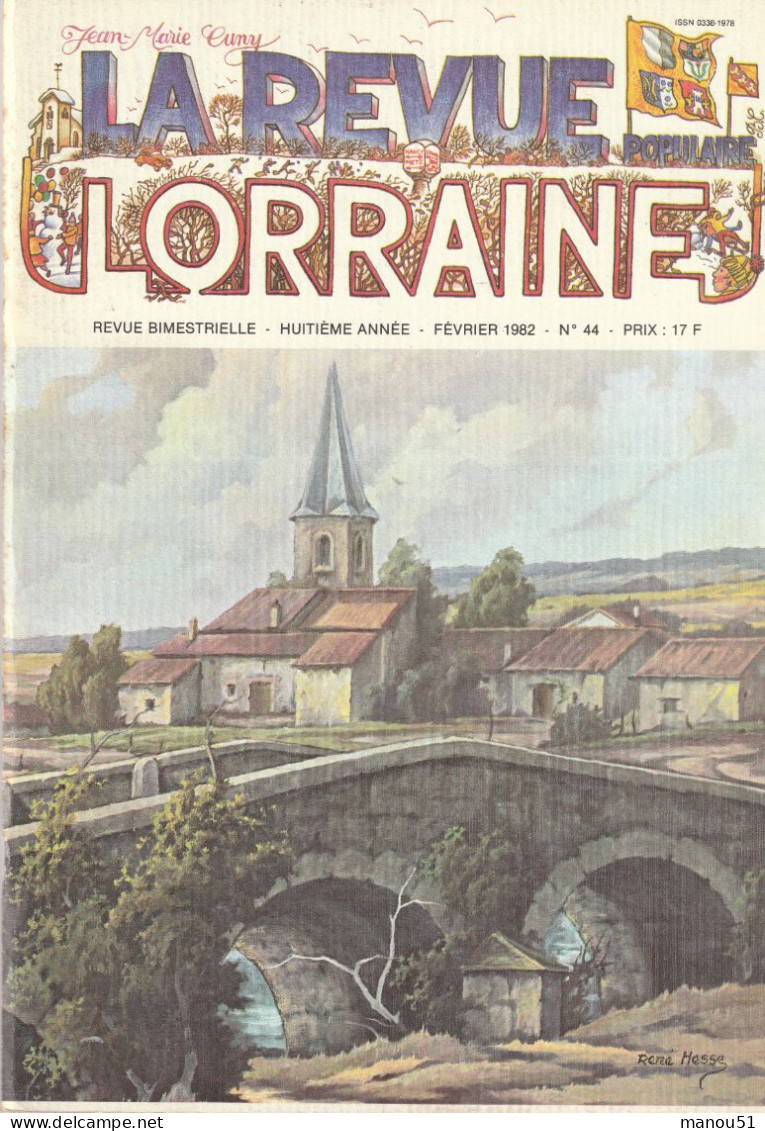 LA REVUE LORRAINE   N° 44 - Février 1982 - Historia