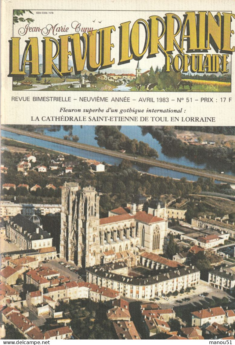 LA REVUE LORRAINE   N° 51 - Avril 1983 - History