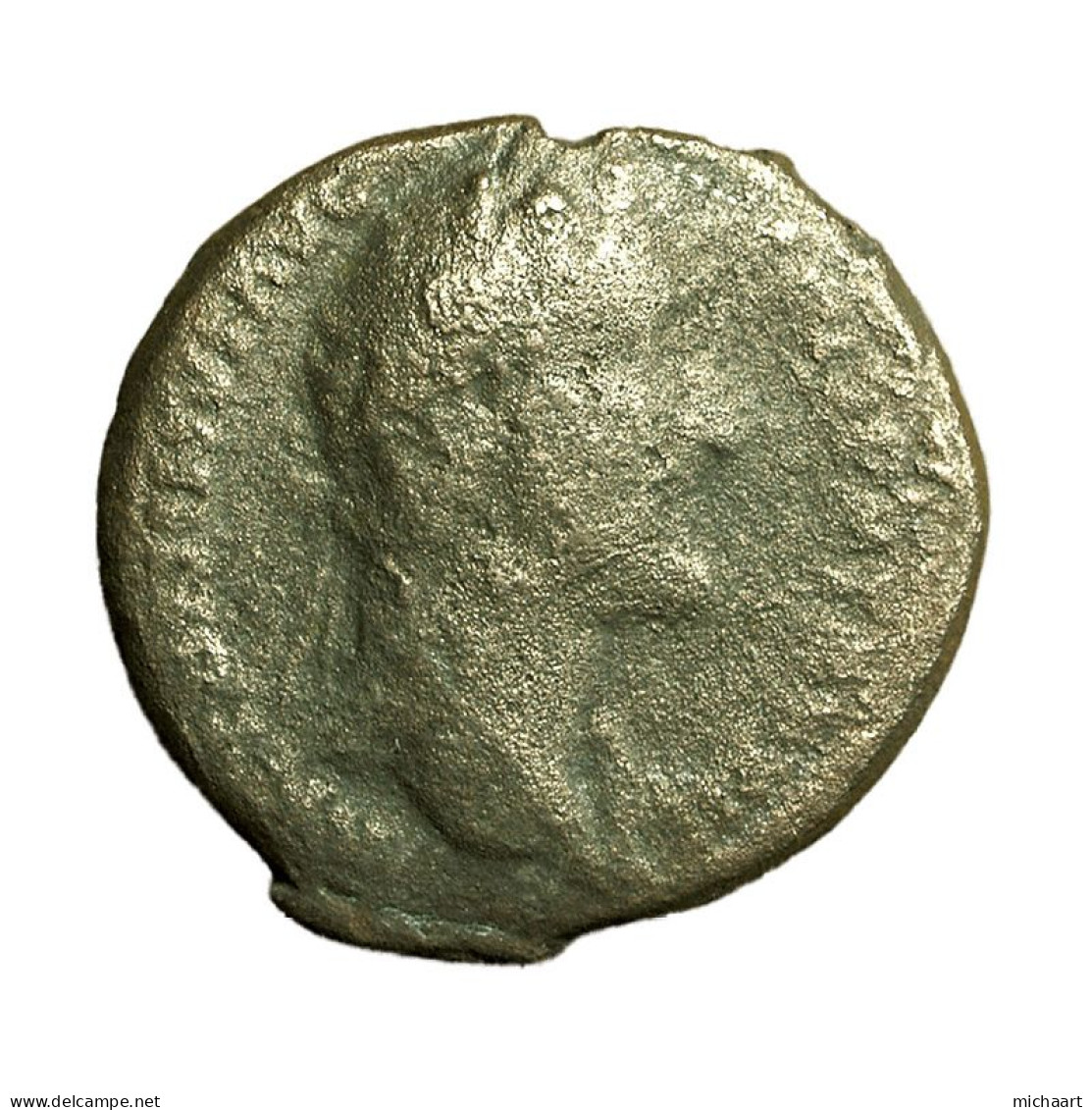 Roman Coin Antoninus Pius AS AE25mm Head / Elephant 04229 - La Dinastia Antonina (96 / 192)