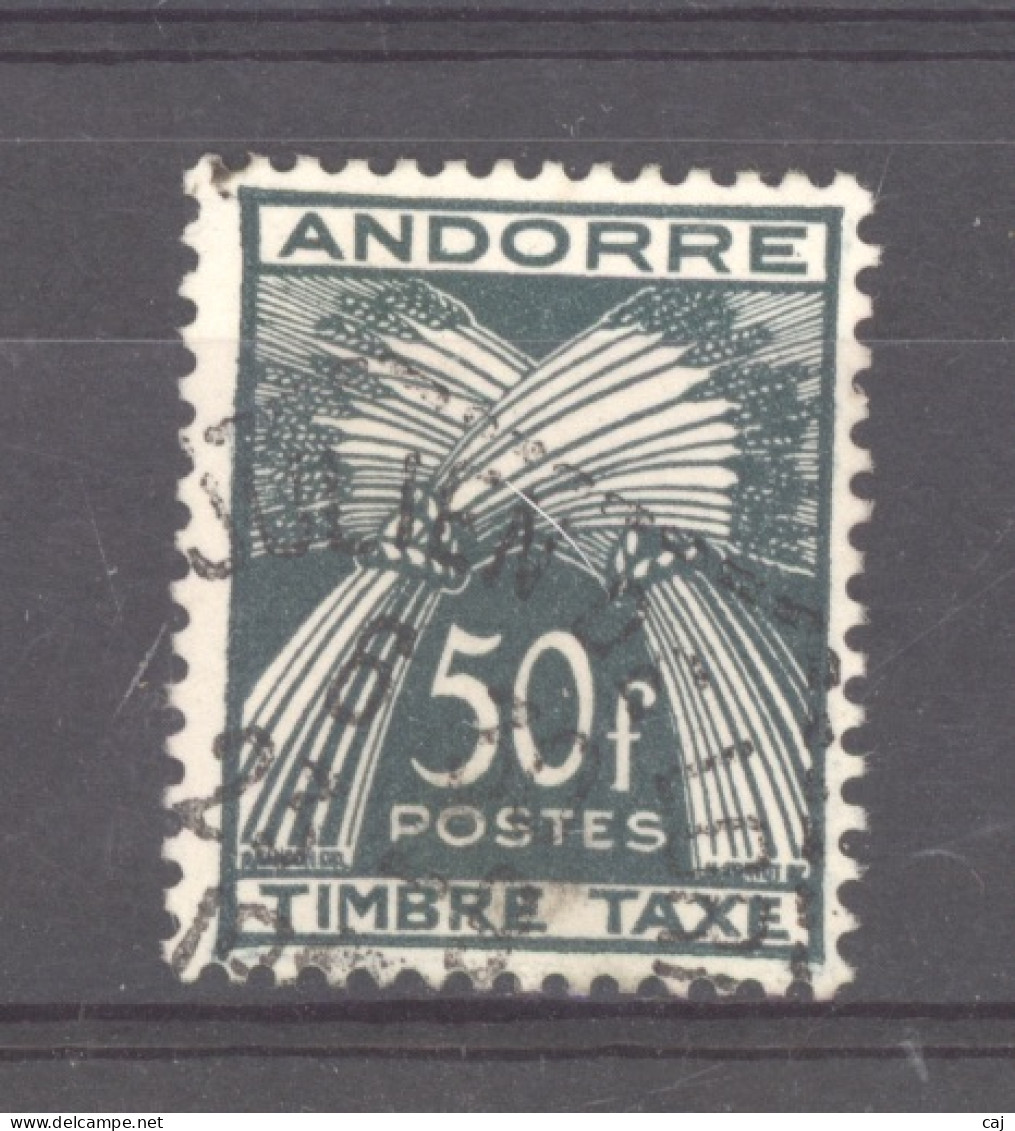 Andorre   -  Taxe  :  Yv  40  (o) - Gebraucht