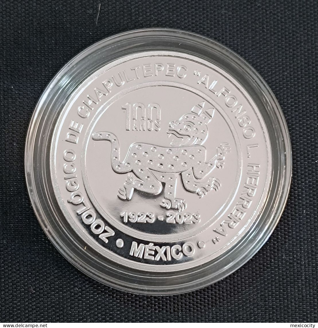 MEXICO Mint 2023 GIGANTO PANDA BEAR Mex. City ZOO Centy. .999 SILVER 1/4th. Oz., Very Ltd. PROOF Piece - México
