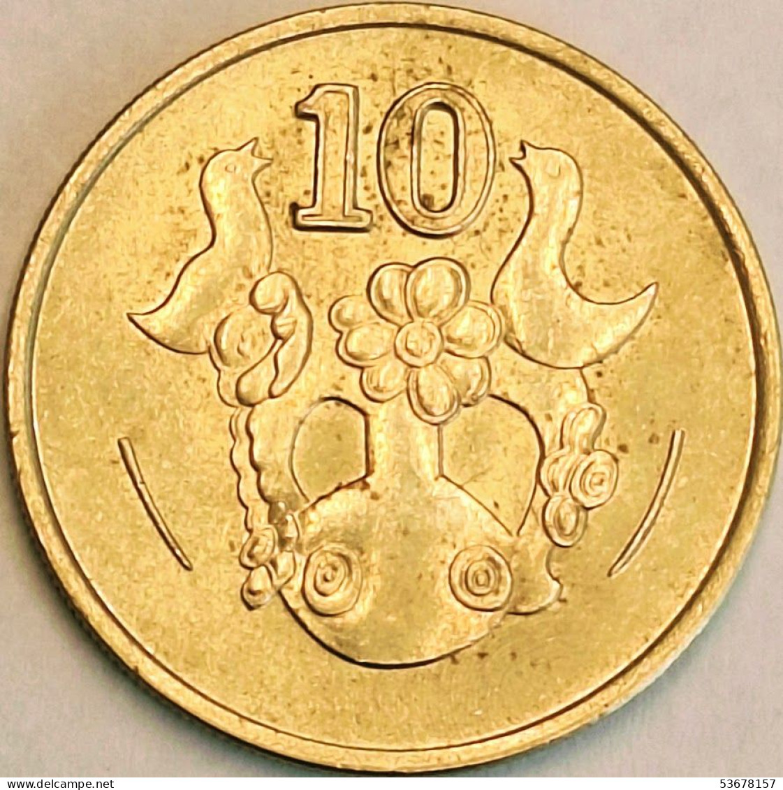 Cyprus - 10 Cents 1991, KM# 56.3 (#3610) - Chypre