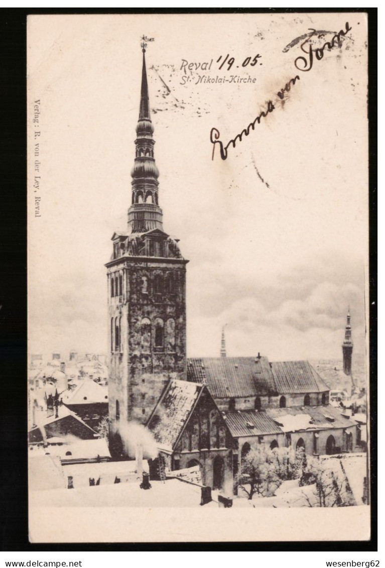 Reval/ Tallinn Nikolai- Kirche 1906 - Estland