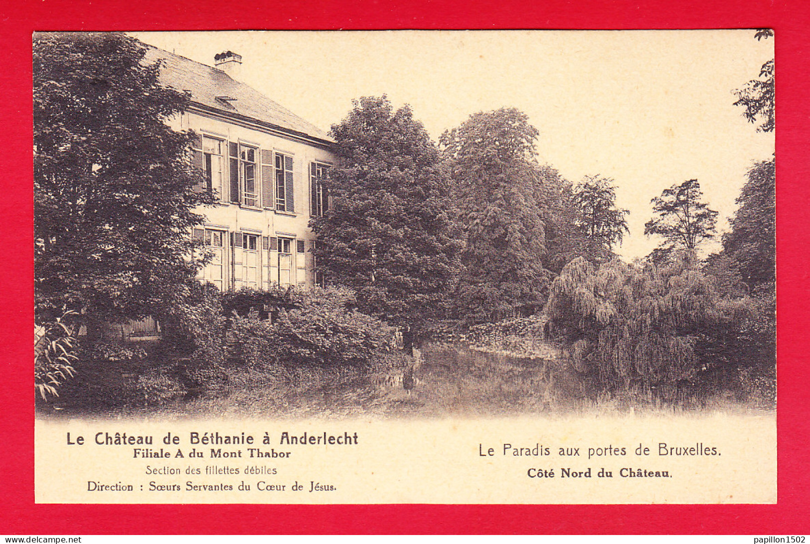 E-Belgique-211P75 Le Château De BETHANIE, Le Côté Nord Du Château, Cpa BE - Anderlecht