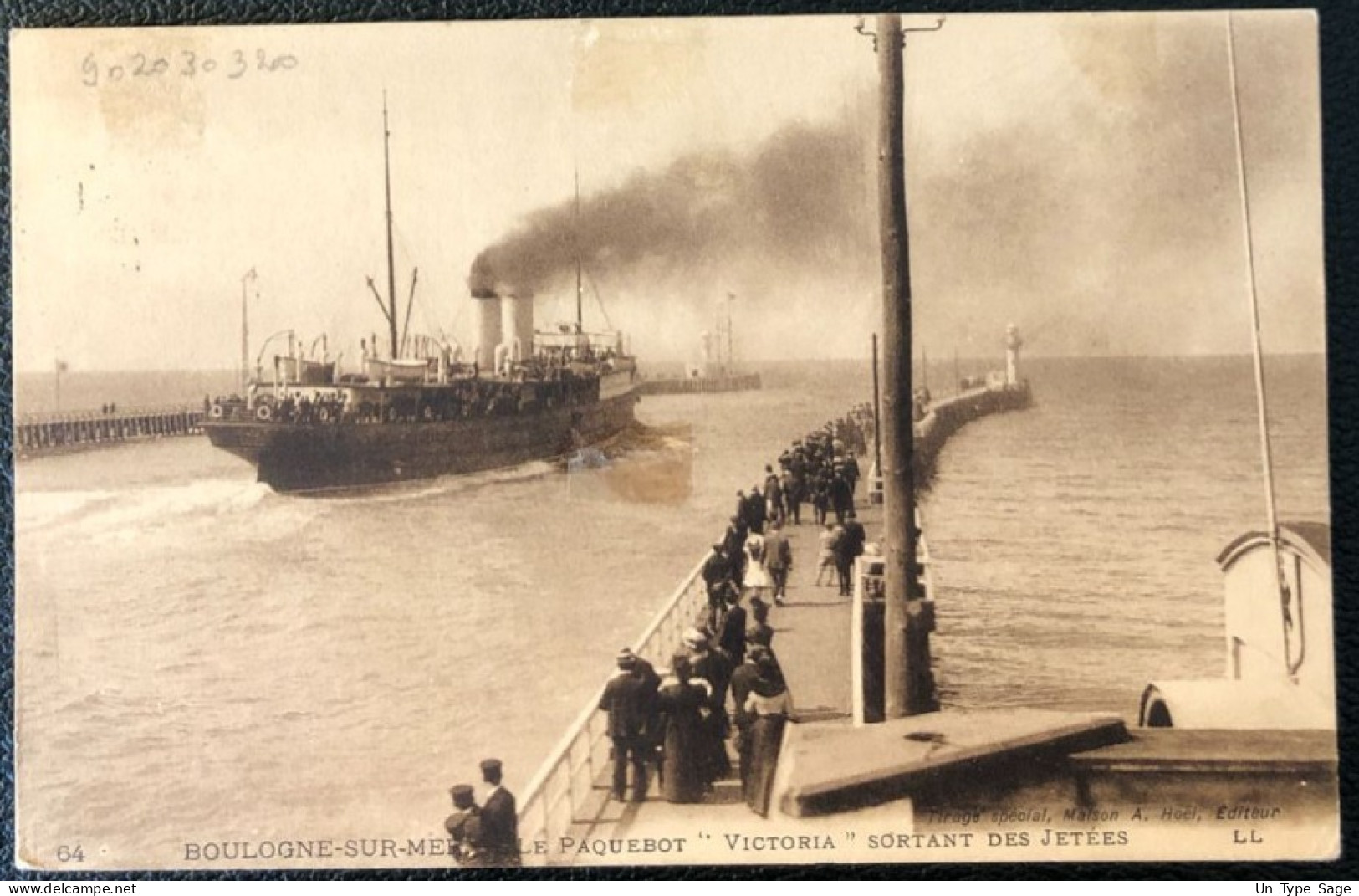 Belgique, Divers Sur CPA (bateau) - Cachet POSTE MILITAIRE BELGIQUE 22.12.1915 - (B121) - Armeestempel