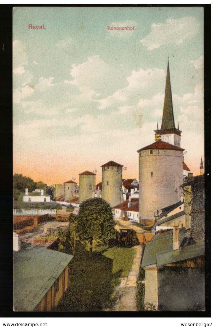 Reval/ Tallinn Kanonenhof 1913 - Estonia
