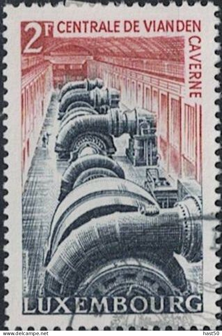 Luxemburg - Inbetriebnahme Des Pumpspeicherwerkes Vianden (MiNr: 693/5) 1964 - Gest Used Obl - Gebraucht