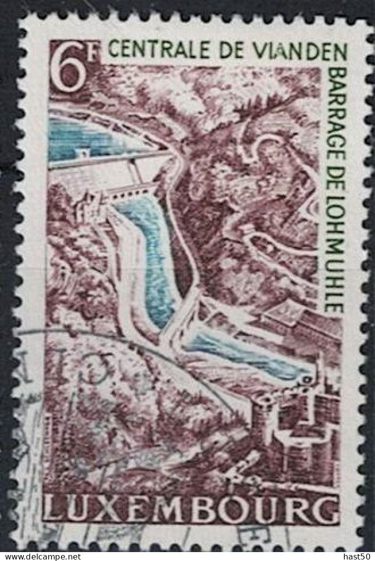 Luxemburg - Inbetriebnahme Des Pumpspeicherwerkes Vianden (MiNr: 693/5) 1964 - Gest Used Obl - Gebruikt