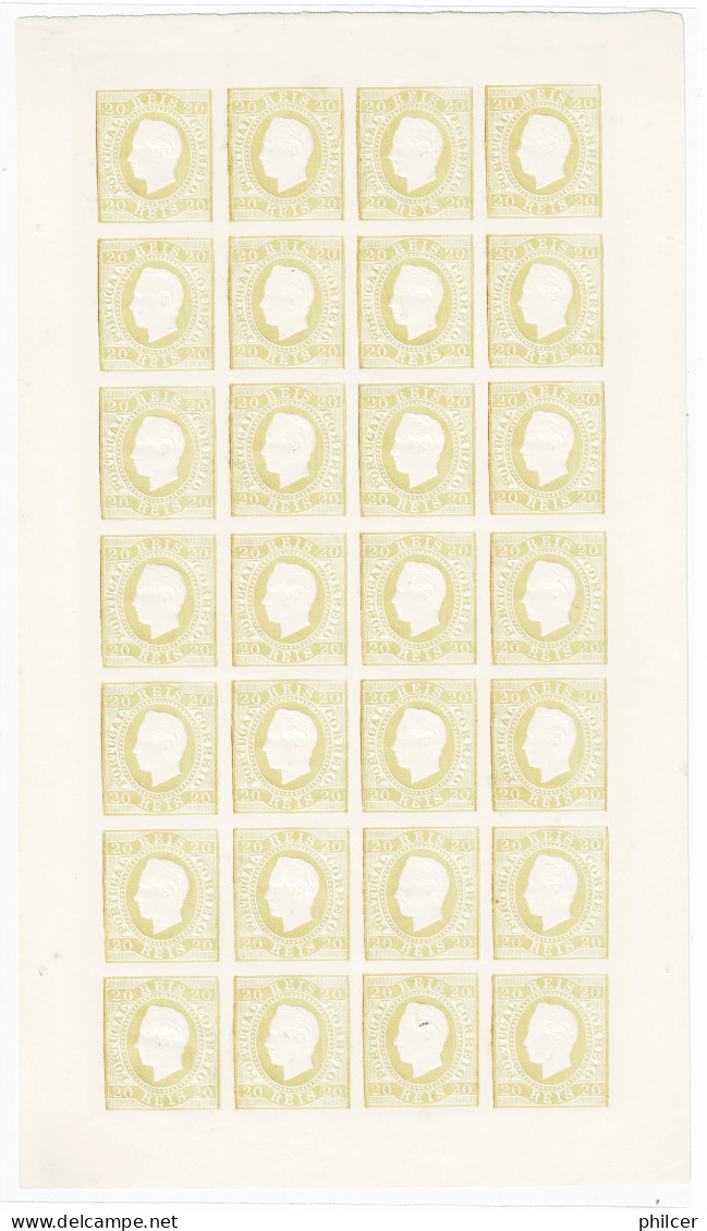 Portugal, 1885, # 39, Tipo VI, Com Certificado, MNG - Unused Stamps