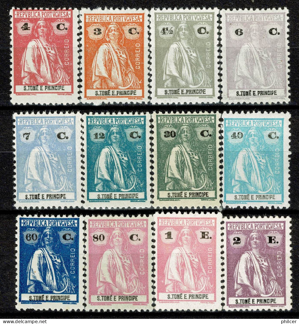 S. Tomé, 1922, # 248/259, MNG And MH - St. Thomas & Prince