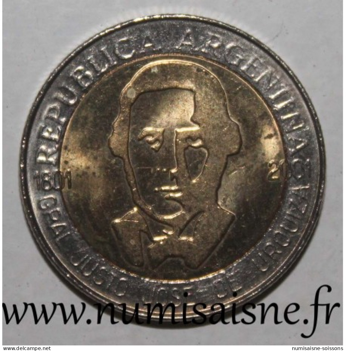 ARGENTINE - KM 132 - 1 PESO 2001 - Général Urquiza - SPL - Argentina